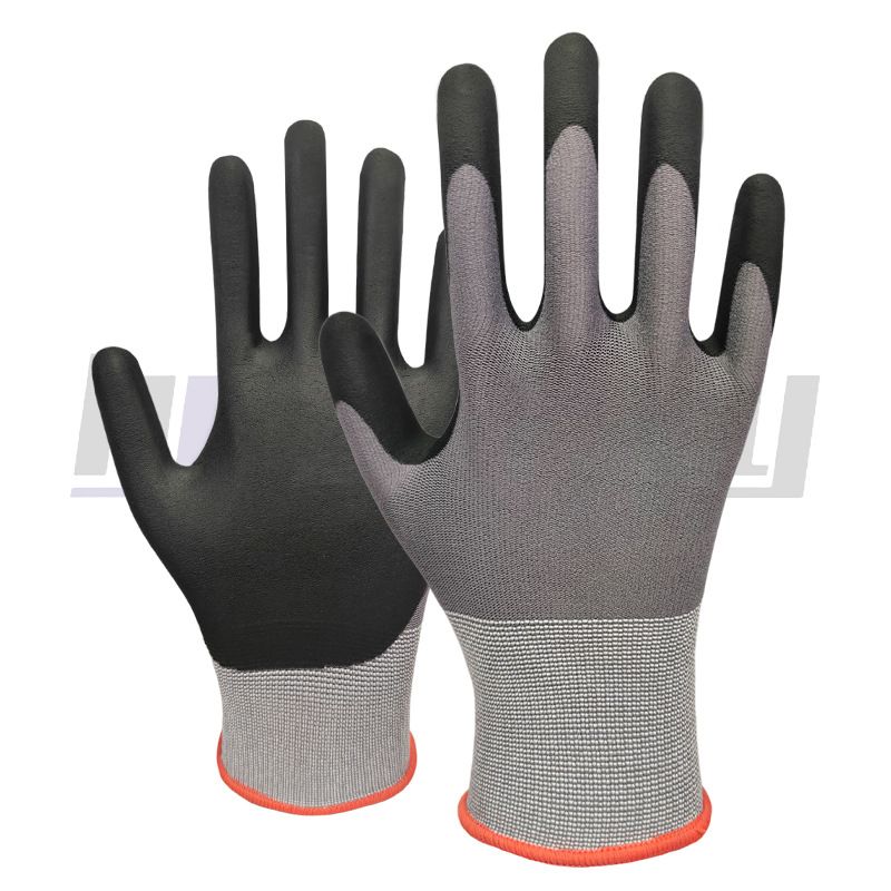 OEM Foam Nitrile Gloves 7493 Foam Nitrile Gloves